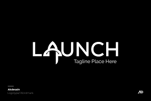 Lauch Wordmark Logo, a Branding & Logo Template by Akdesain