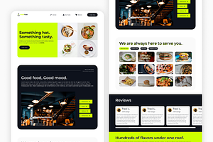 One-page Restaurant Website