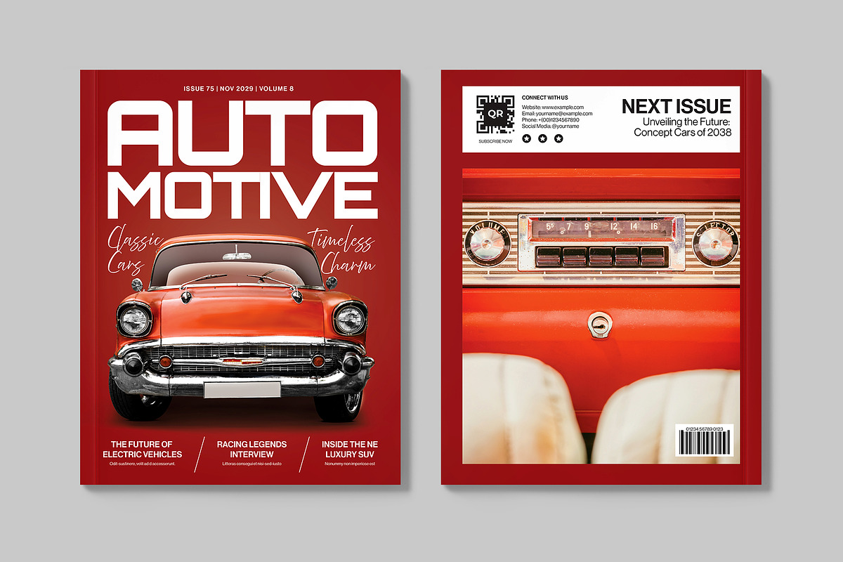 Car Magazine Template, a Magazine Template by BrandPacks (Photo 3 of 4)