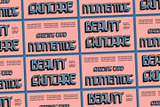 Anzuka 3D, a Sans Serif Font by Craft Supply Co. (Thumbnail 4 of 8)