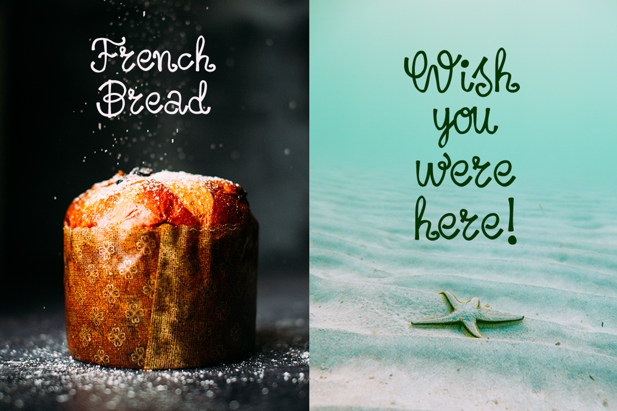 Sweet Peas Font preview 4
