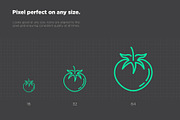 Organic | 25 Thin Line Icons, an Outline Icon by Alex Blogoodf (Thumbnail 4 of 15)