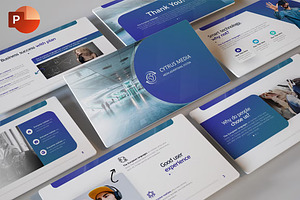 Metro Business Powerpoint Template, a Presentation Template by GearShift