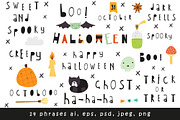 Halloween graphic collection, a Decorative Illustration by Nursery Art (Thumbnail 5 of 7)