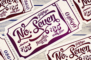 No.Seven 4 Fonts Ornaments -35 Off!