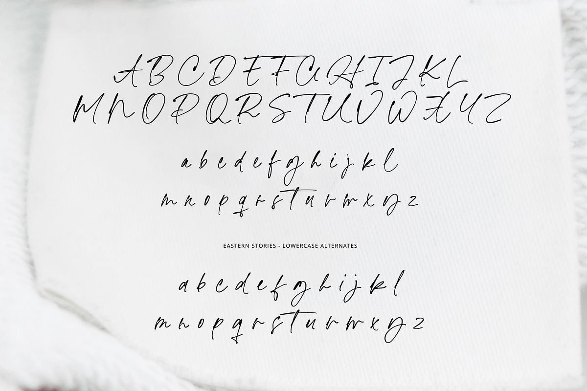 Eastern Stories Handwritten Font preview 6
