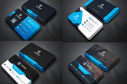 100 Business Cards Bundle, a Business Card Template by Genereux Art (Thumbnail 6 of 11)