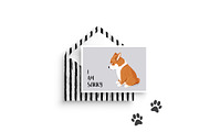 Lovely Corgi Dogs: cliparts & more, a Background Graphic by NKTN graphics (Thumbnail 6 of 7)