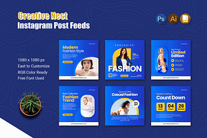 Creative Nest - Instagram Post, a Social Media Template by Esensifiksi.studio