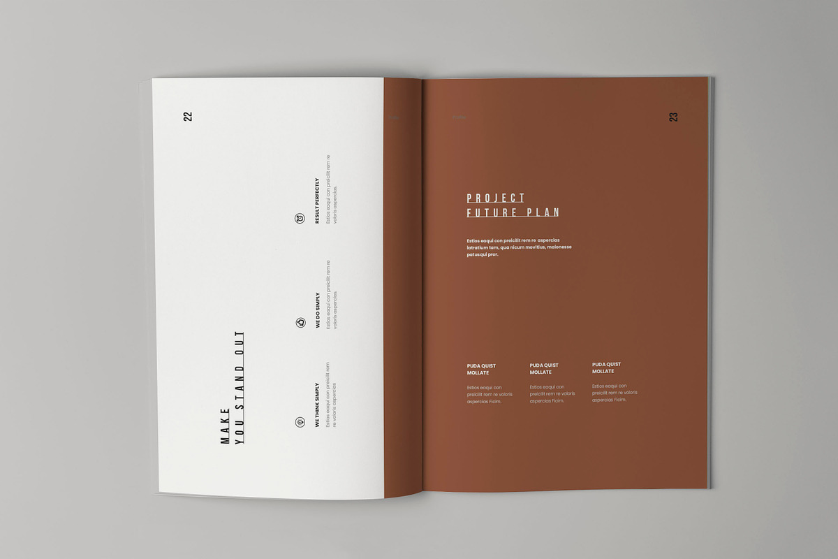 Company Profile Template, a Brochure Template by HR Studio (Photo 11 of 11)