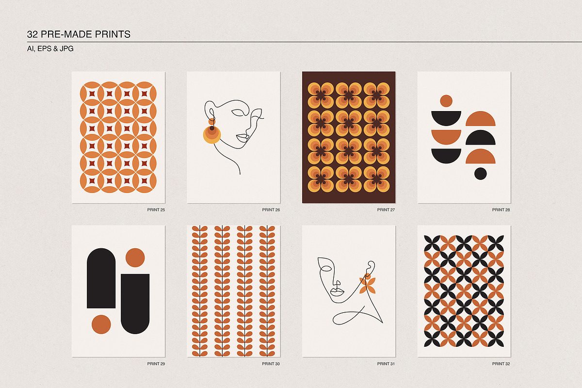 Mid-Century Modern Autumn, an Illustration by May Motif (Photo 5 of 18)