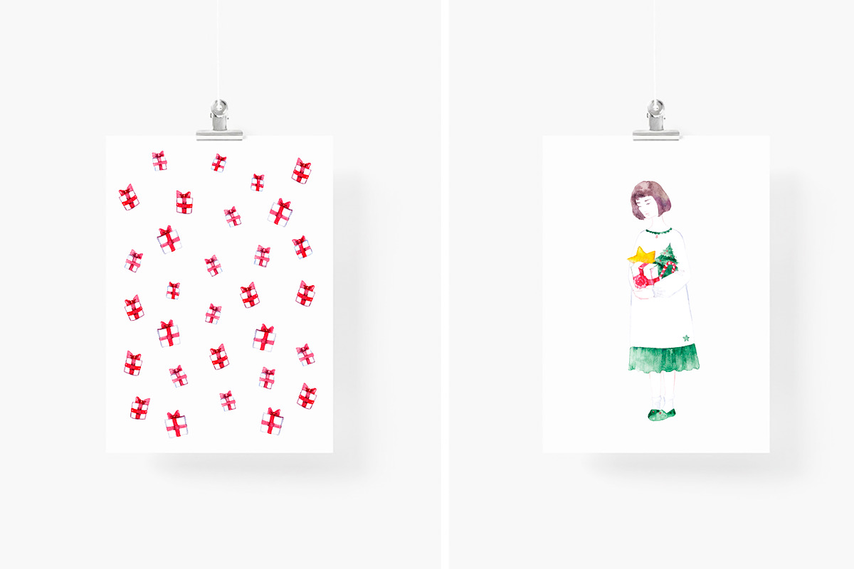 Holiday & Christmas collection, a Decorative Illustration by Knysh Ksenya (Photo 10 of 16)