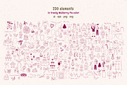 Whimsical Christmas party set, a Decorative Illustration by soboleva alya (Thumbnail 2 of 12)