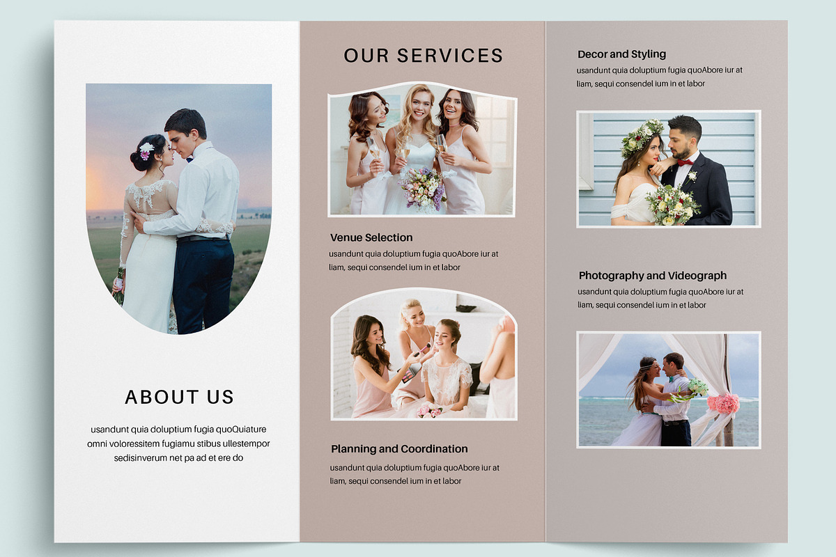 Wedding Brochure Template, a Brochure Template by MightyDesign (Photo 3 of 7)