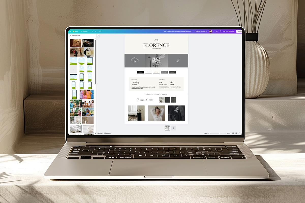 Luxury & Fashion Brand Board, a Branding & Logo Template by Creatif Foundry (Photo 2 of 6)
