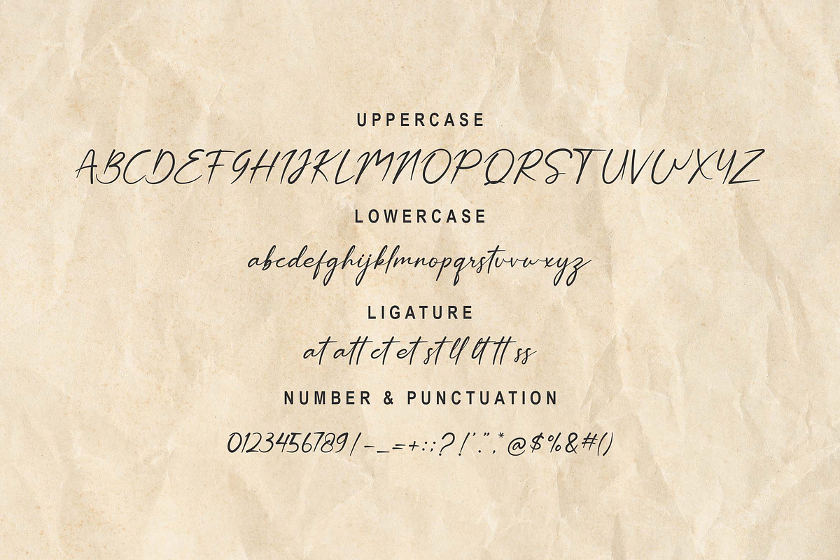 Sanatirta Font, a Script Font by Zelda Graphic (Photo 6 of 7)