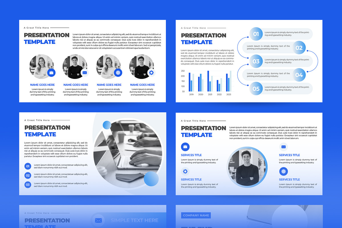 Clean FinTech Pitch Deck, a Presentation Template by CreativeUP (Photo 6 of 6)