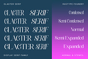 Glagter Stencil - Family Font, a Serif Font by Rastype (Thumbnail 10 of 15)