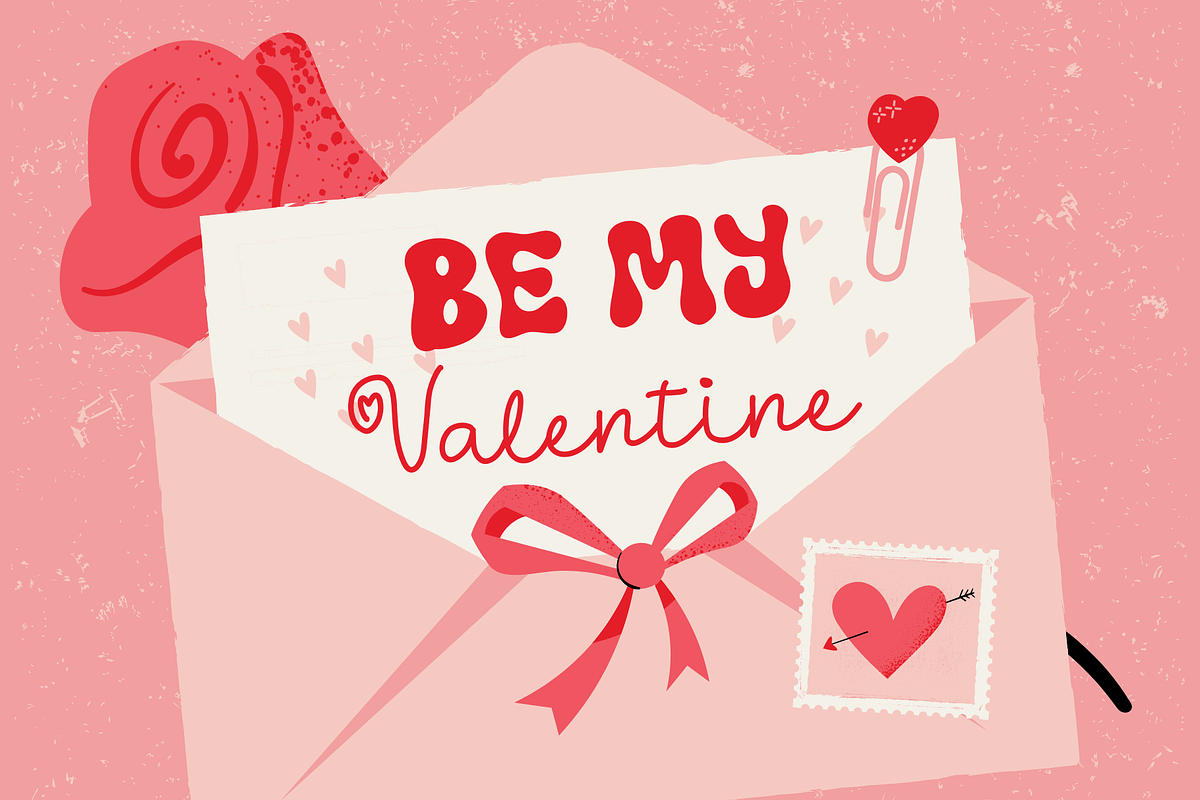 Love You Honey - Valentine Duo Font, a Handwritten Font by Brown Cupple (Photo 3 of 13)