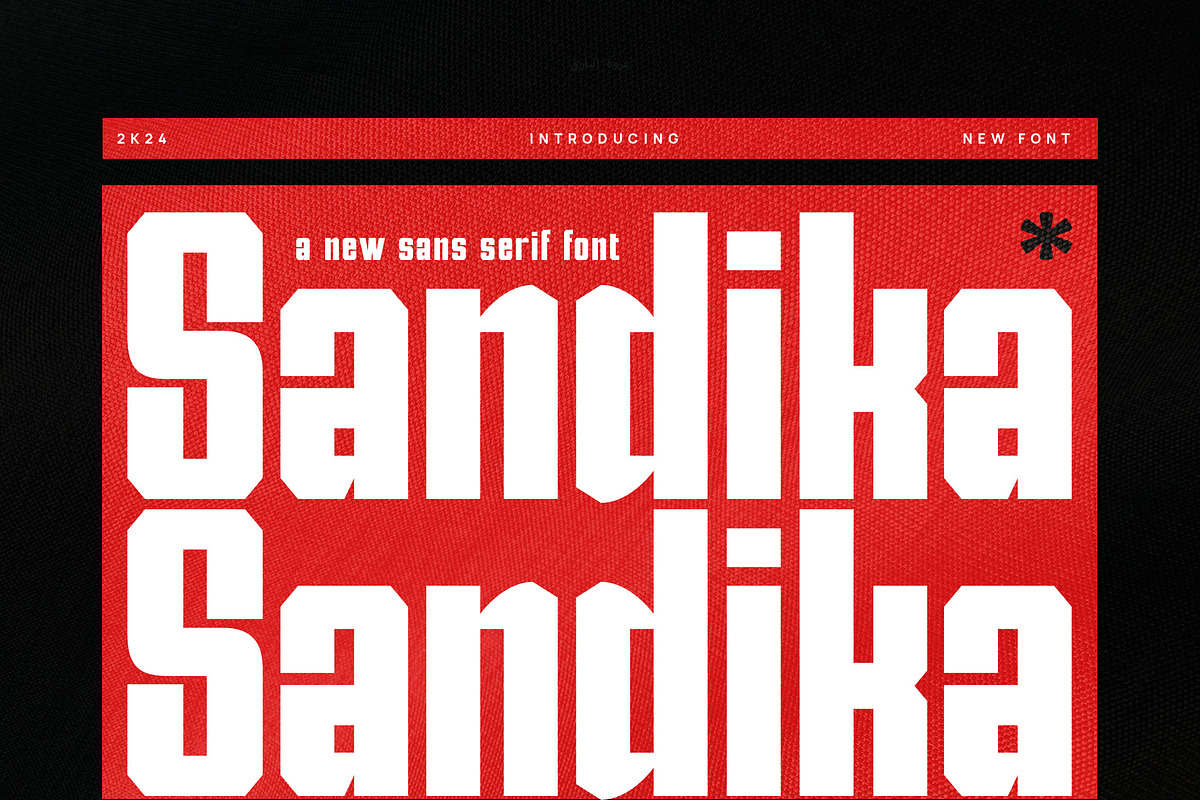 Sandika - Modern Sans Serif Font, a Sans Serif Font by TypeLogue (Photo 1 of 5)