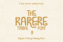Karere - Handwritten Tribal Font