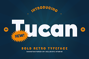 Tucan Bold Retro Typeface, a Sans Serif Font by GRVS Studio (Thumbnail 1 of 4)