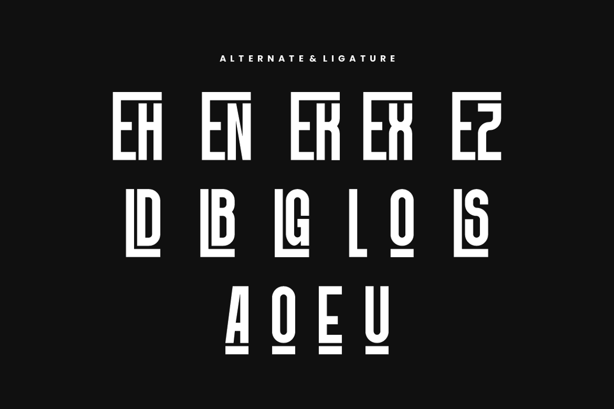 Vagolden - Modern Condensed Sans, a Sans Serif Font by QR Design Studio (Photo 6 of 7)
