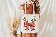 Christmas Reindeer Bow Png,Coquette, an Illustration by Libby Wishes (Thumbnail 2 of 6)