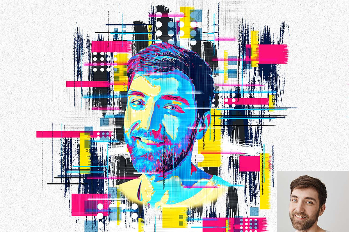 Stripe Art Photoshop Action, an Action Add-On by Studio Retouch (Photo 4 of 10)