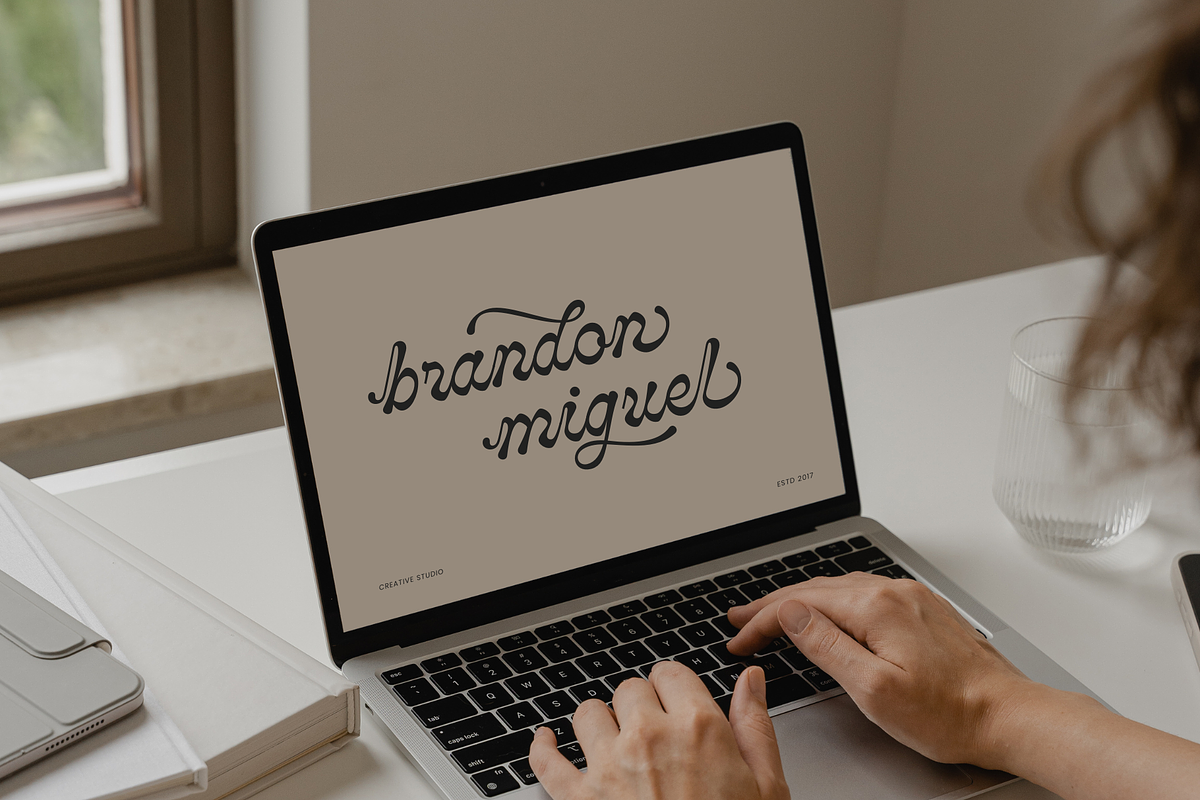 Monthera - Classy Script Font, a Font by Sronstudio (Photo 11 of 17)