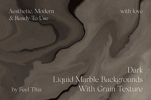 Dark Liquid Marble Backgrounds