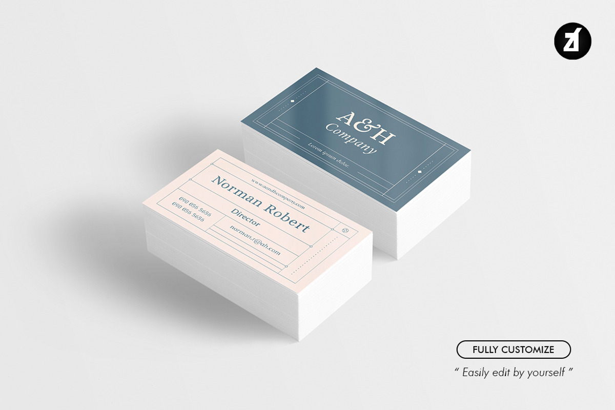 Modern Grid - Business card template, a Business Card Template by Chanut is industries (Photo 3 of 3)