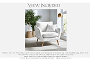 Armchair Upholstery Mockup, a Household Mockup by mock-ups (Thumbnail 3 of 12)