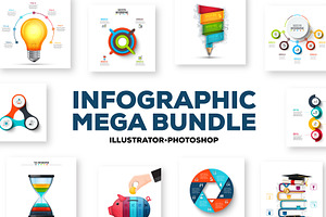 Infographic Mega Bundle, a Finance Illustration by Abert