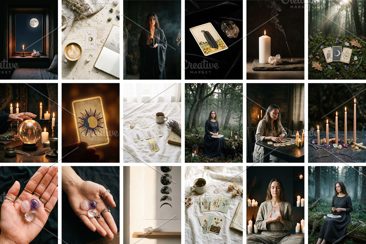 120 Tarot and Spiritual Stock Photos, a Holiday Photo by Selenique Studio (Photo 8 of 10)