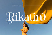 Rikatin – Stylish Display Serif Font, a Serif Font by BrandSemut (Thumbnail 1 of 8)