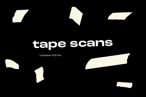 Tape Photoshop Scans