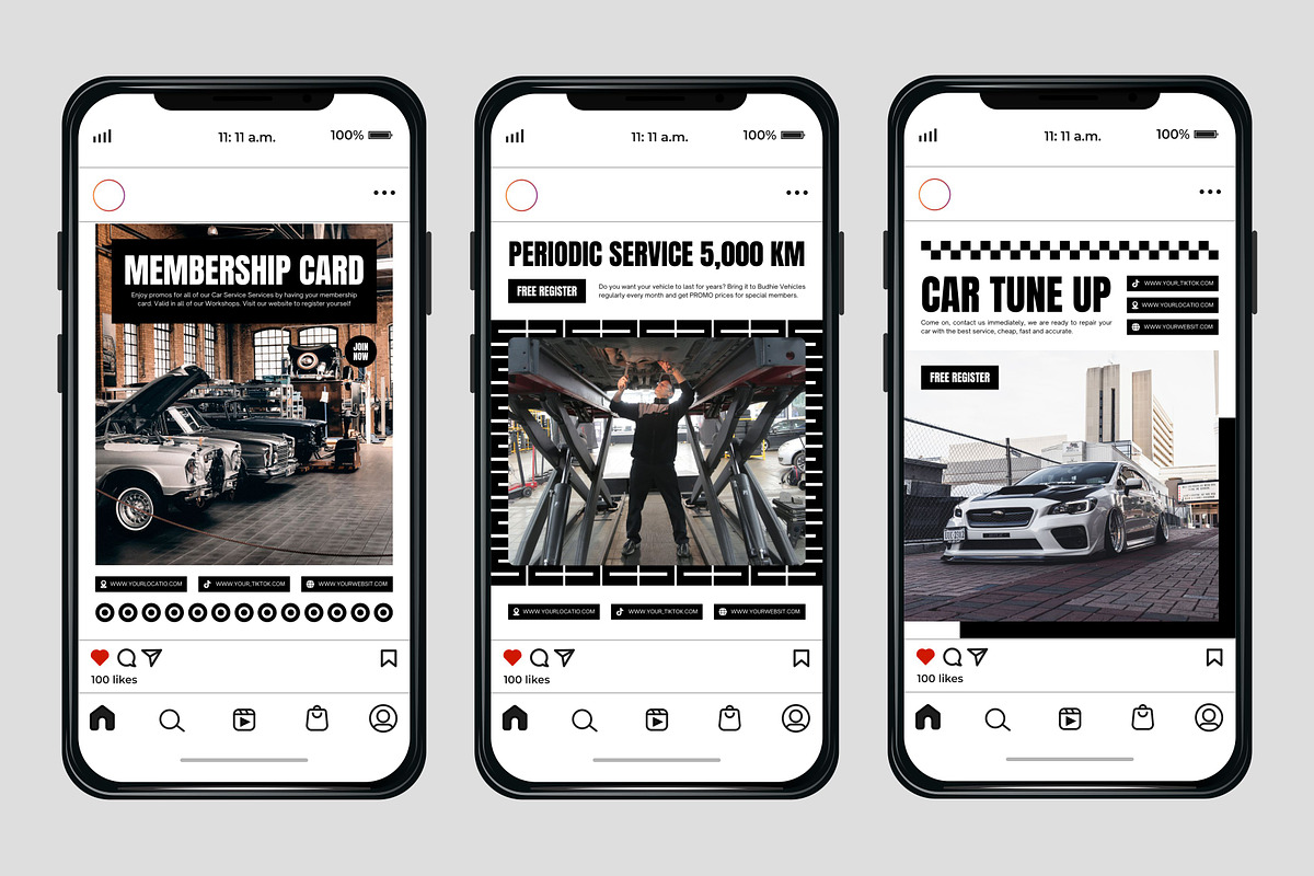Automotive White Template, a Social Media Template by Kalubuak (Photo 6 of 10)