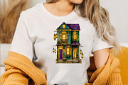 Watercolor Mardi Gras House Clipart, an Illustration by SVGArt (Thumbnail 3 of 7)