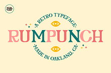 Rumpunch Serif All-Caps Display Font