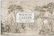 Fresco collection Miracle garden, a Wallpaper Graphic by Natalia0307 (Thumbnail 1 of 18)