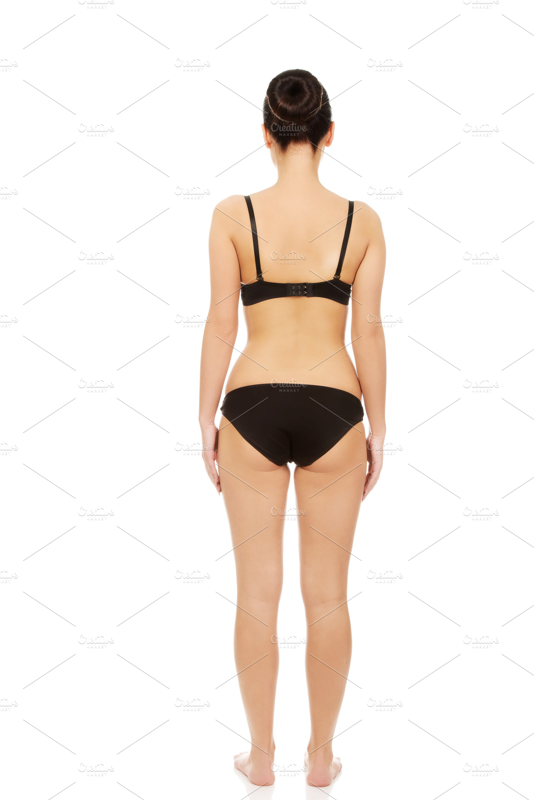 Beautiful woman standing in underwear stock photo containing underwear and, a Person Photo by PhotoMediaGroup