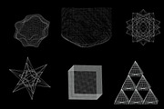 30 Wireframe Vectors, a Decorative Illustration by DesignerCandies (Thumbnail 11 of 12)