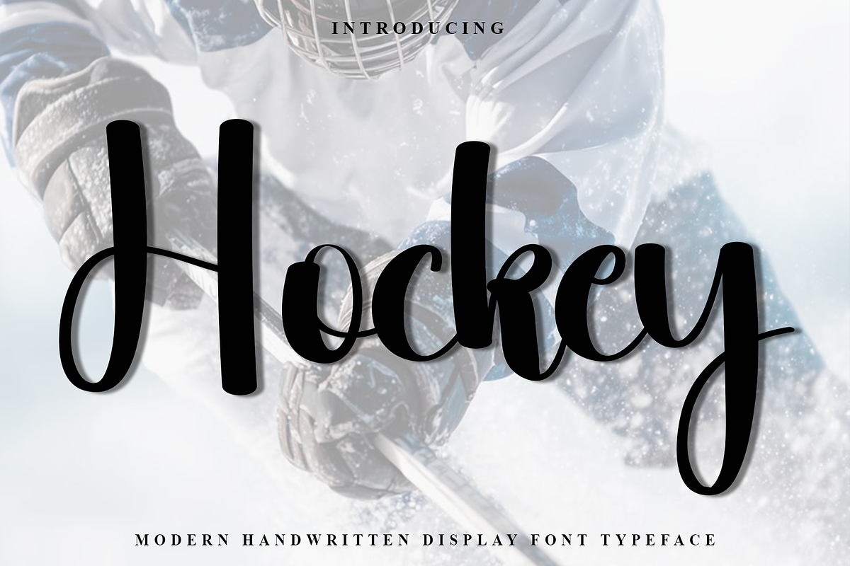 Hockey, a Handwritten Font by FreshTypeINK (Photo 1 of 7)