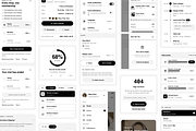 Monolith Figma UI Kit: 108 Blocks, an UI Kit Template by lynnn423 (Thumbnail 5 of 7)