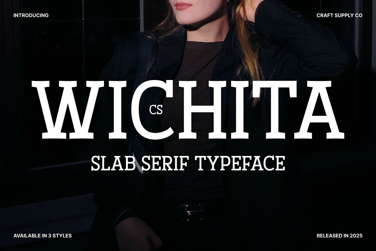 CS Wichita – Slab Serif Font, a Slab Serif Font by Craft Supply Co. (Photo 1 of 8)