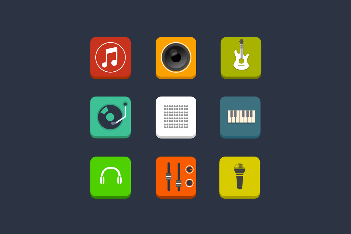 9 Music and Audio Icons