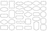 30 frames in four styles - PNG, a Graphic by Wild Rose (Thumbnail 4 of 7)