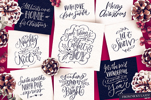 A Handlettered Christmas