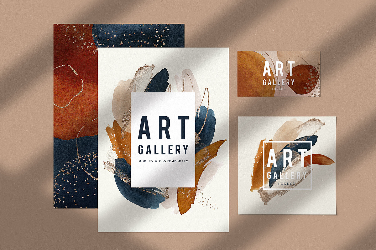 Art Abstract Watercolor Shapes, a Texture Graphic by Veris Studio (Photo 6 of 16)